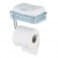Настенный держатель туалетной бумаги с полочкой Classico