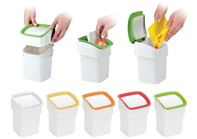 Выдвижные мусорные ведра и системы сортировки для кухни